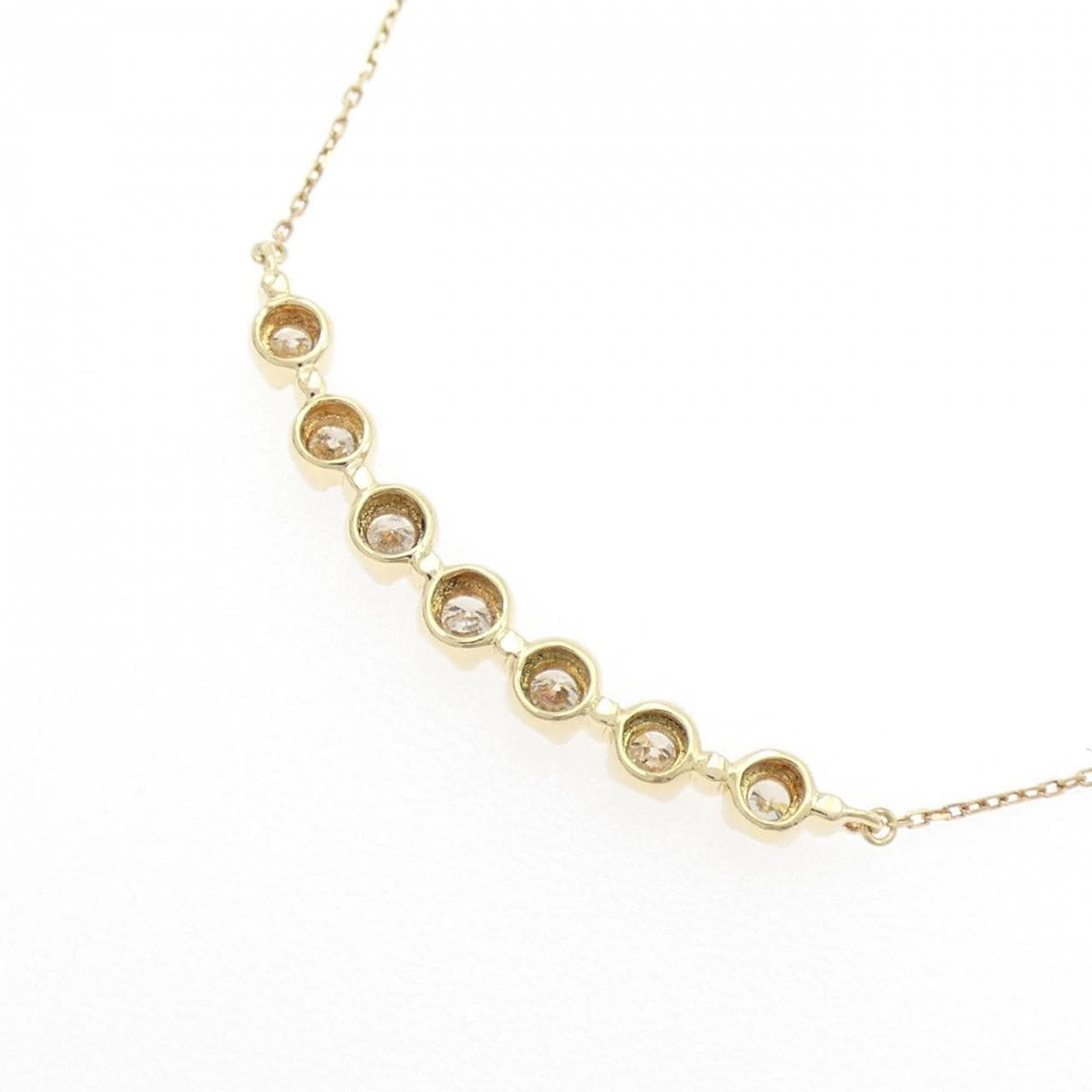 K18YG ダイヤモンド ネックレス 0.30CT