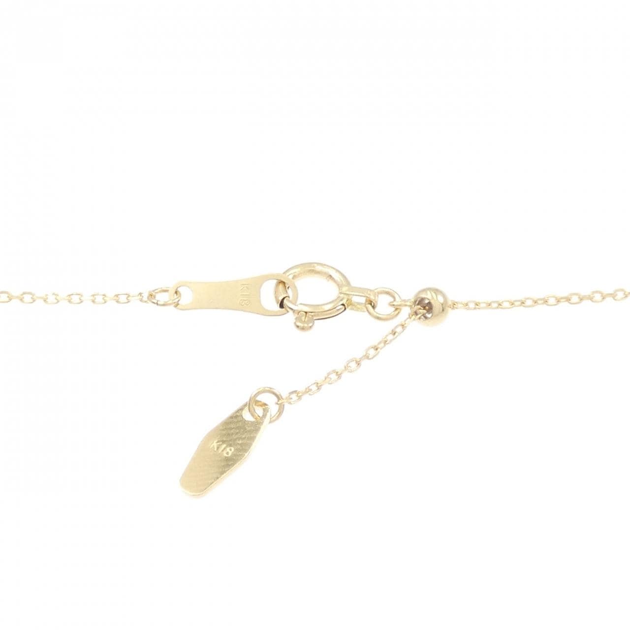 【新品】K18YG ダイヤモンド ネックレス 0.30CT