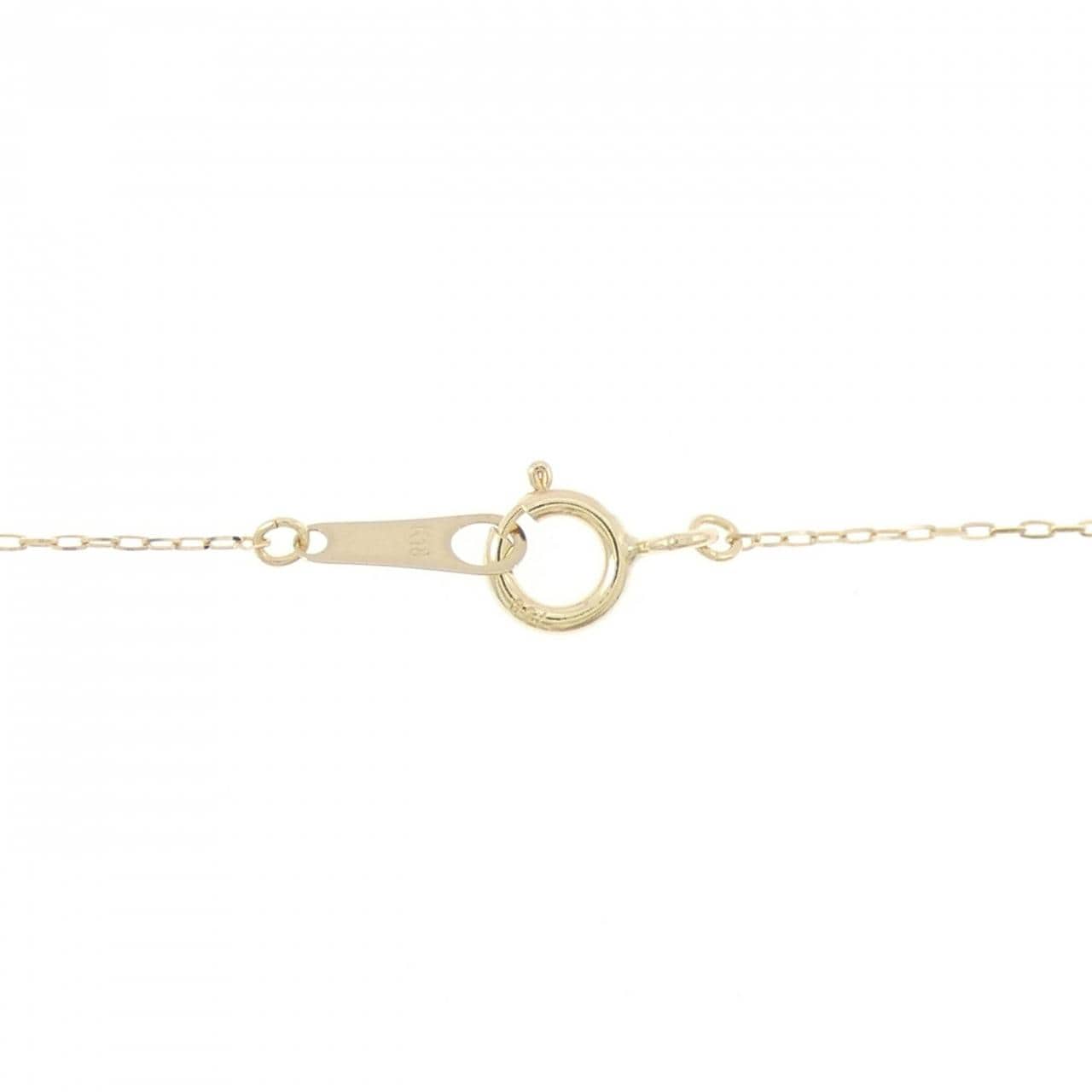 【リメイク】K18YG ダイヤモンド ネックレス 0.10CT