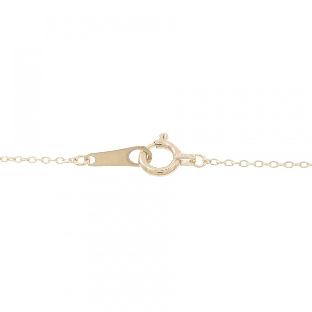 【リメイク】K10YG フラワー ダイヤモンド ネックレス 0.30CT