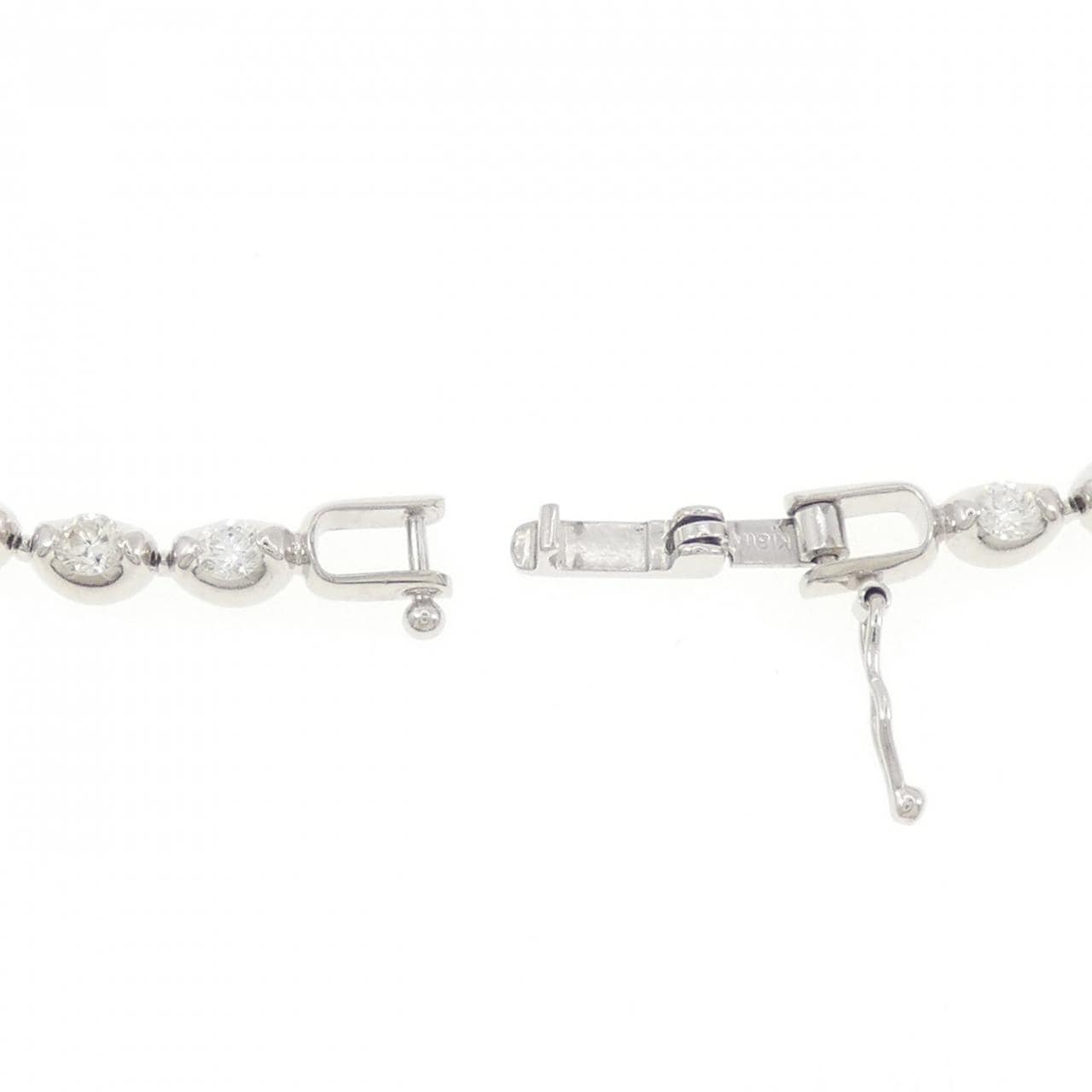 K18WG ダイヤモンド ブレスレット 2.00CT