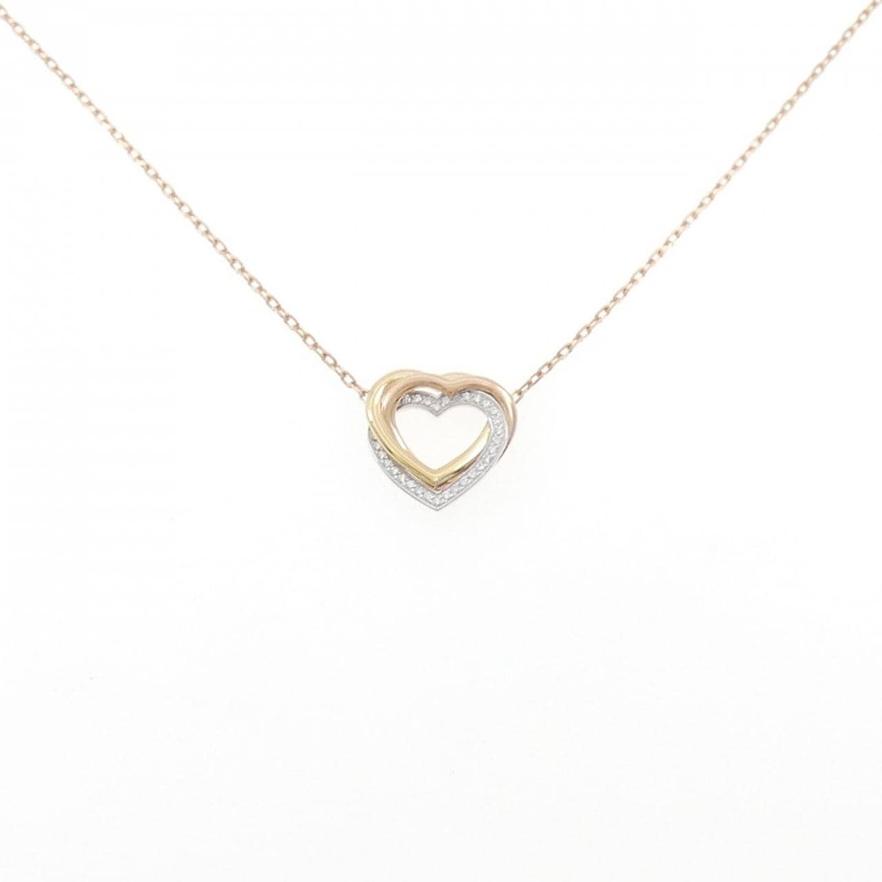 カルティエ トリニティ ハート ネックレス