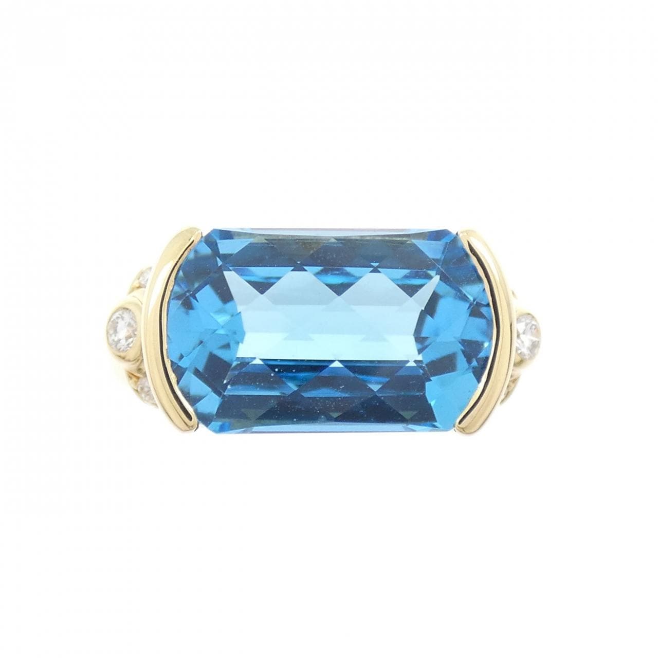 タサキ ブルートパーズ リング 5.75CT