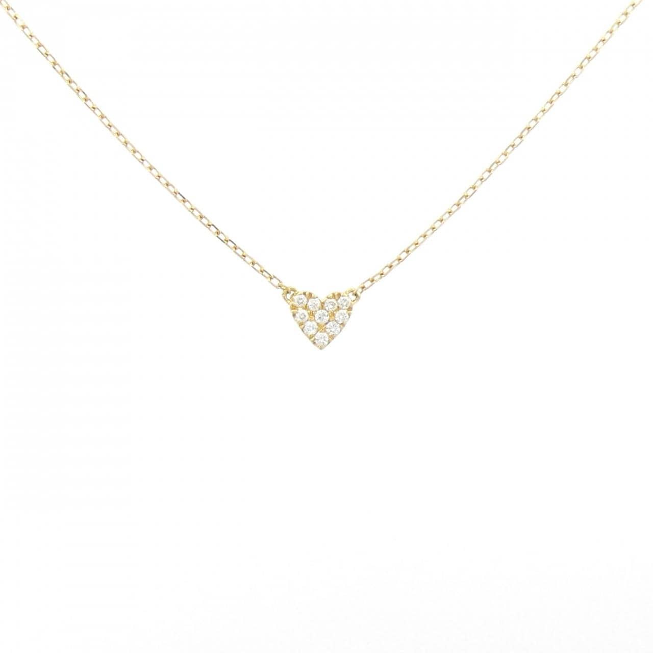 アーカー ハートパヴェ ネックレス 0.05CT
