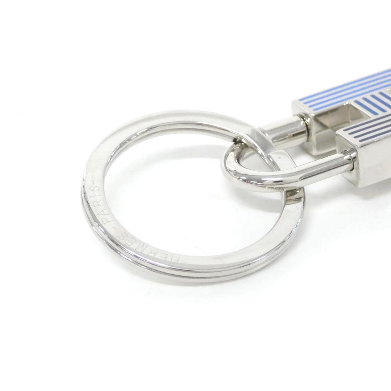 エルメス カデナ クイズ レインボー 077309FP キーリング