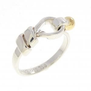 【ヴィンテージ】ティファニー フラットワイヤーラブノット リング