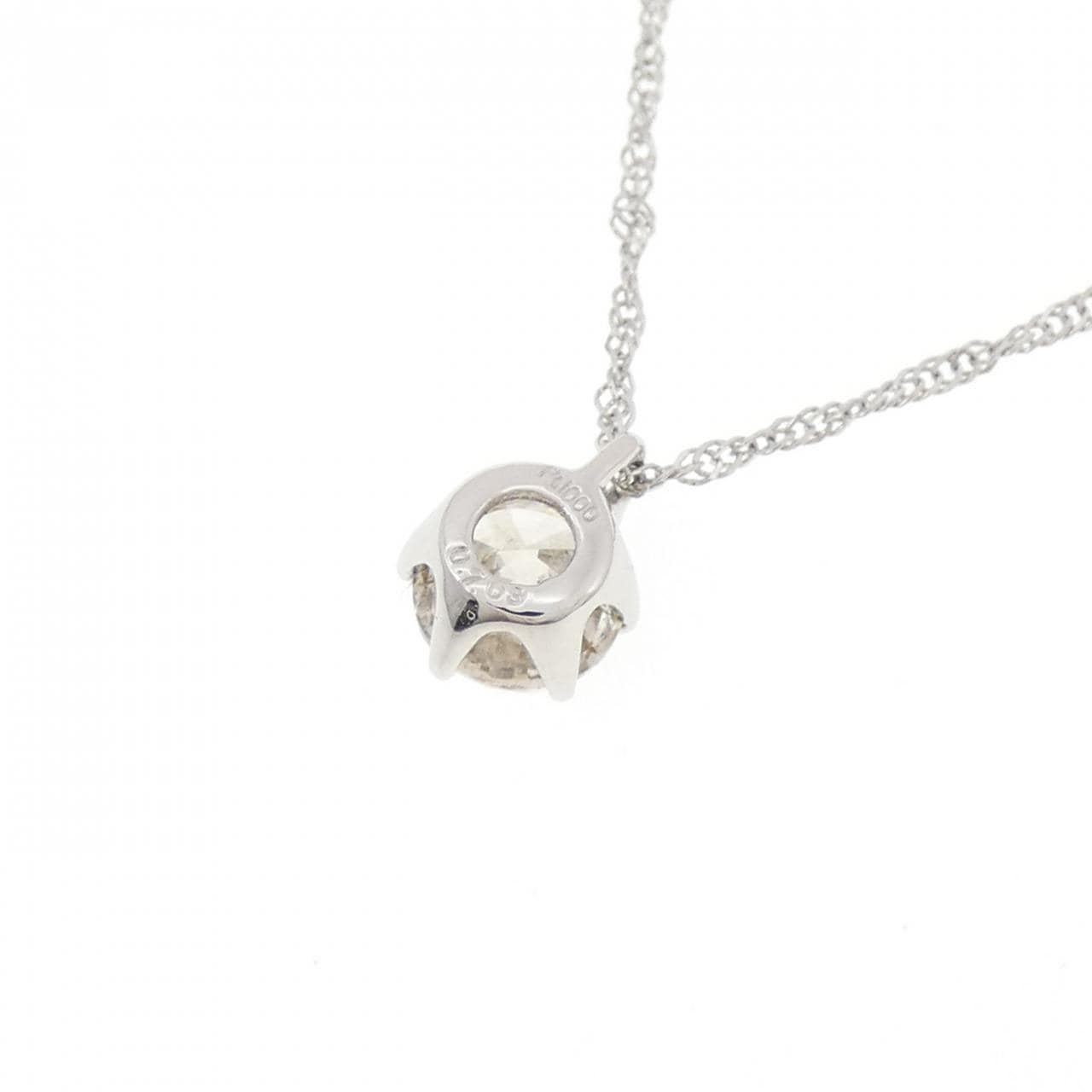 PT1000 ダイヤモンド ネックレス 0.703CT