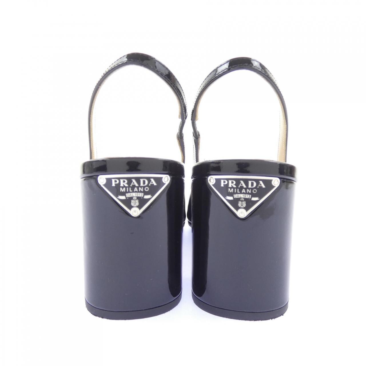 プラダ PRADA トライアングルロゴ スリングバック 1I173N パンプス