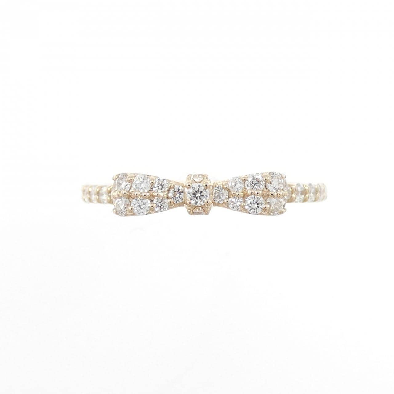 ポンテヴェキオ リボン ダイヤモンド リング 0.30CT