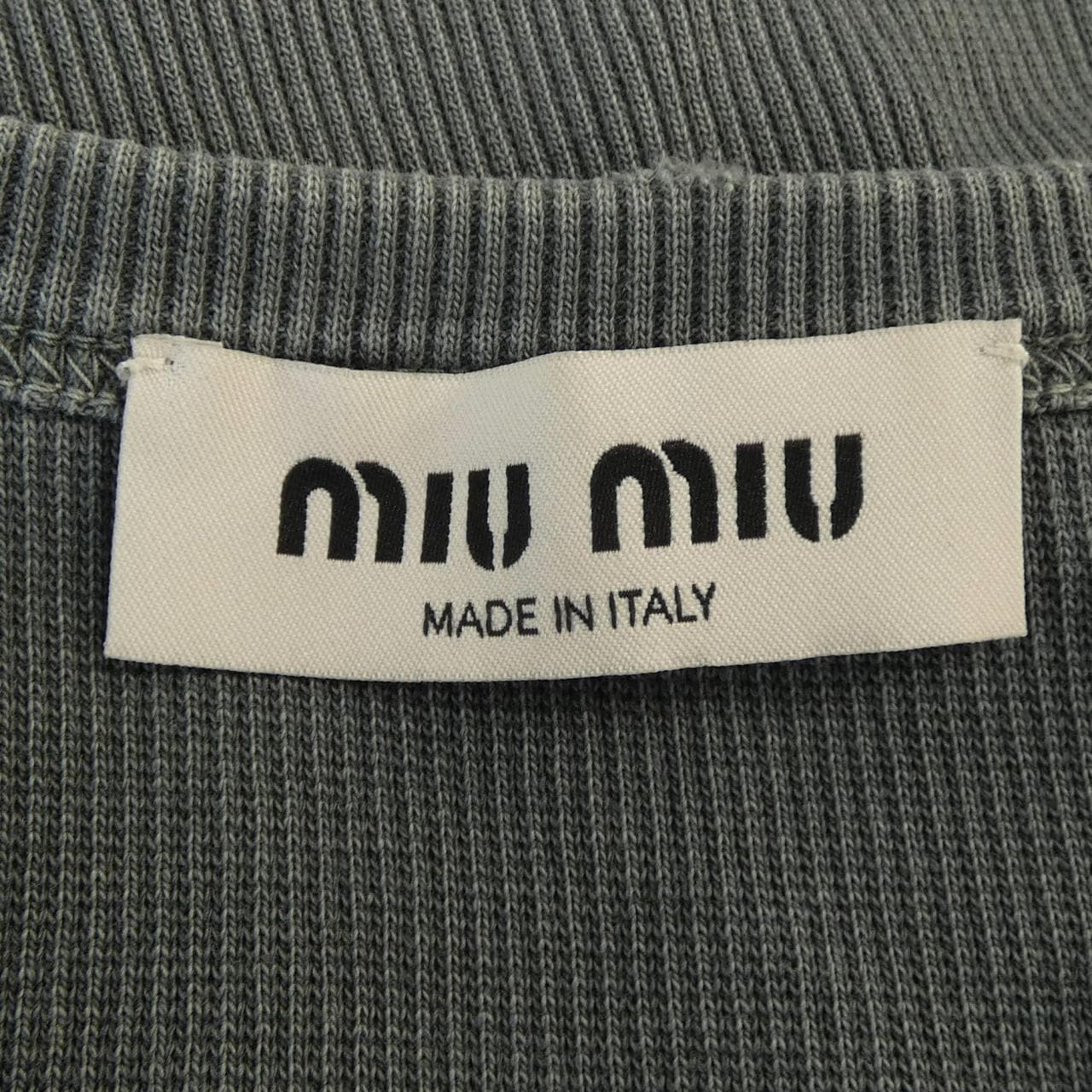 ミュウミュウ MIU MIU MIUMIU ロゴ MJT696 SOOO 15NM タンクトップ