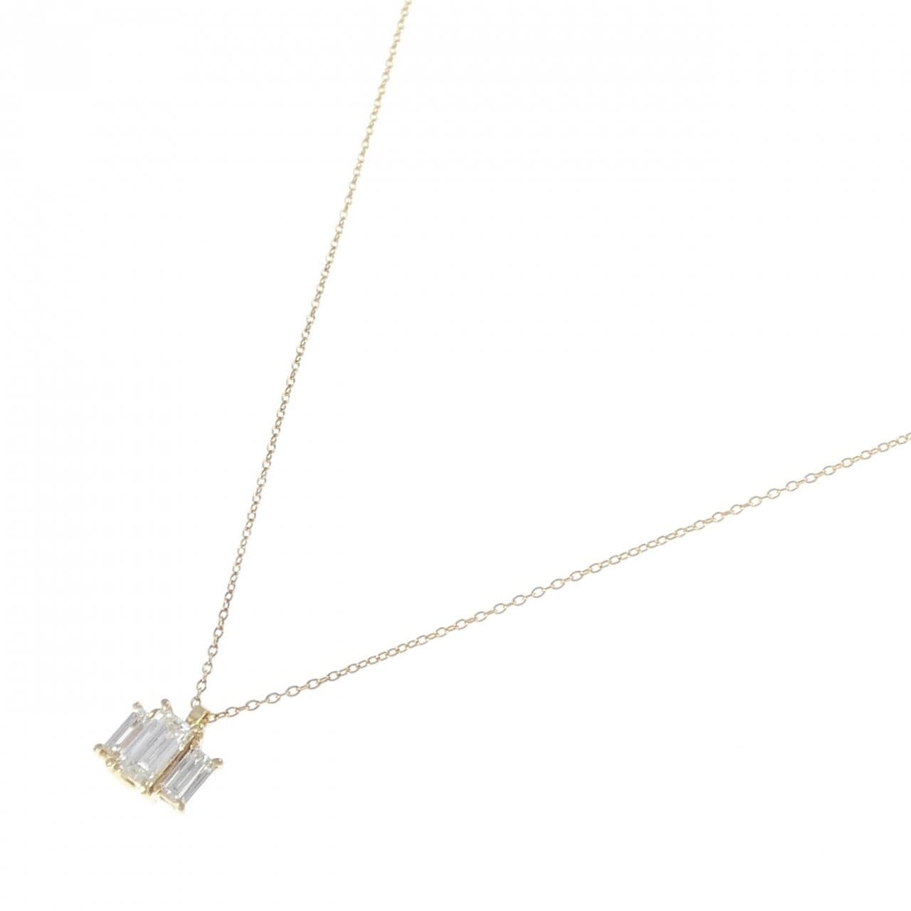 K18YG ダイヤモンド ネックレス 0.73CT
