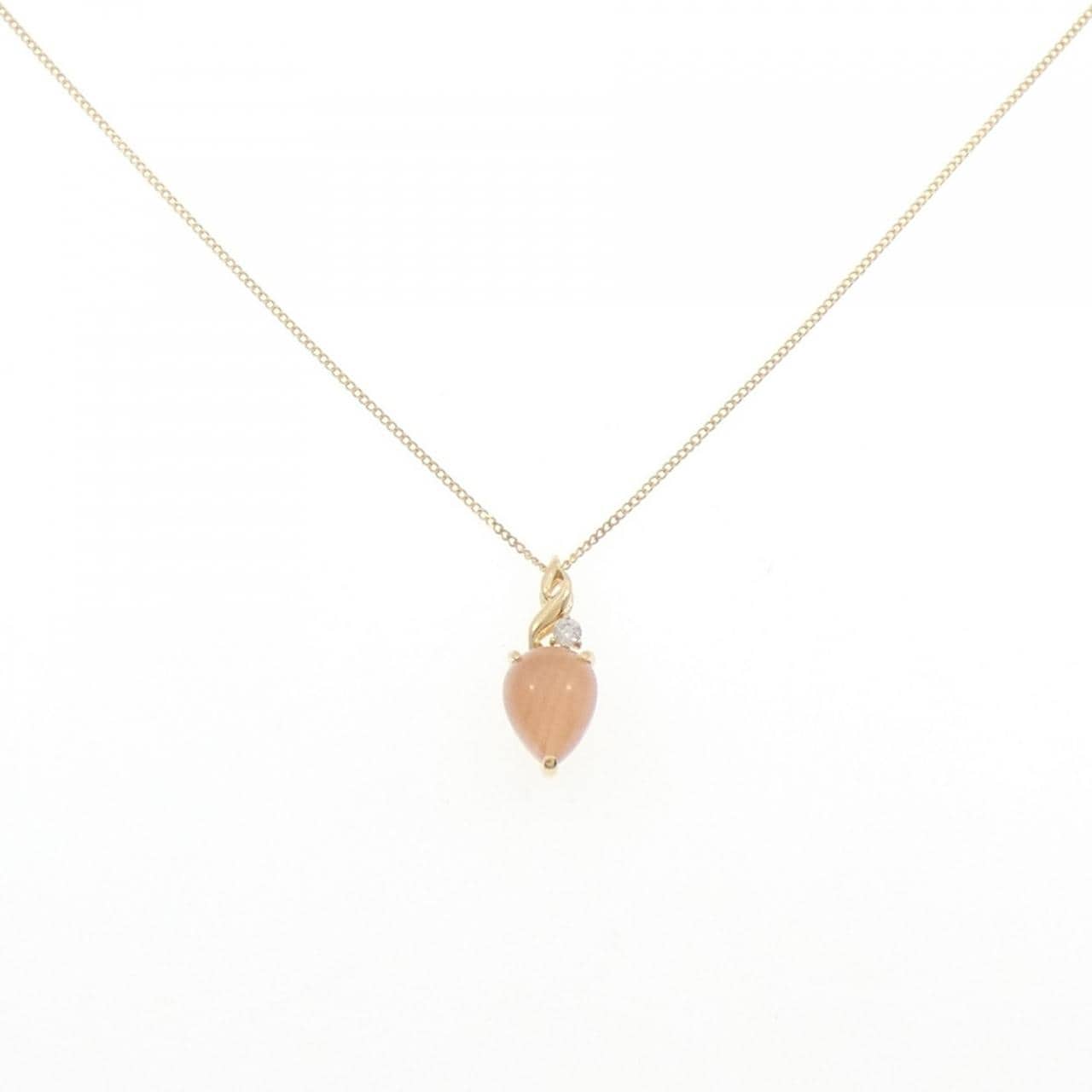 K18YG ロードクロサイト ネックレス 2.374CT