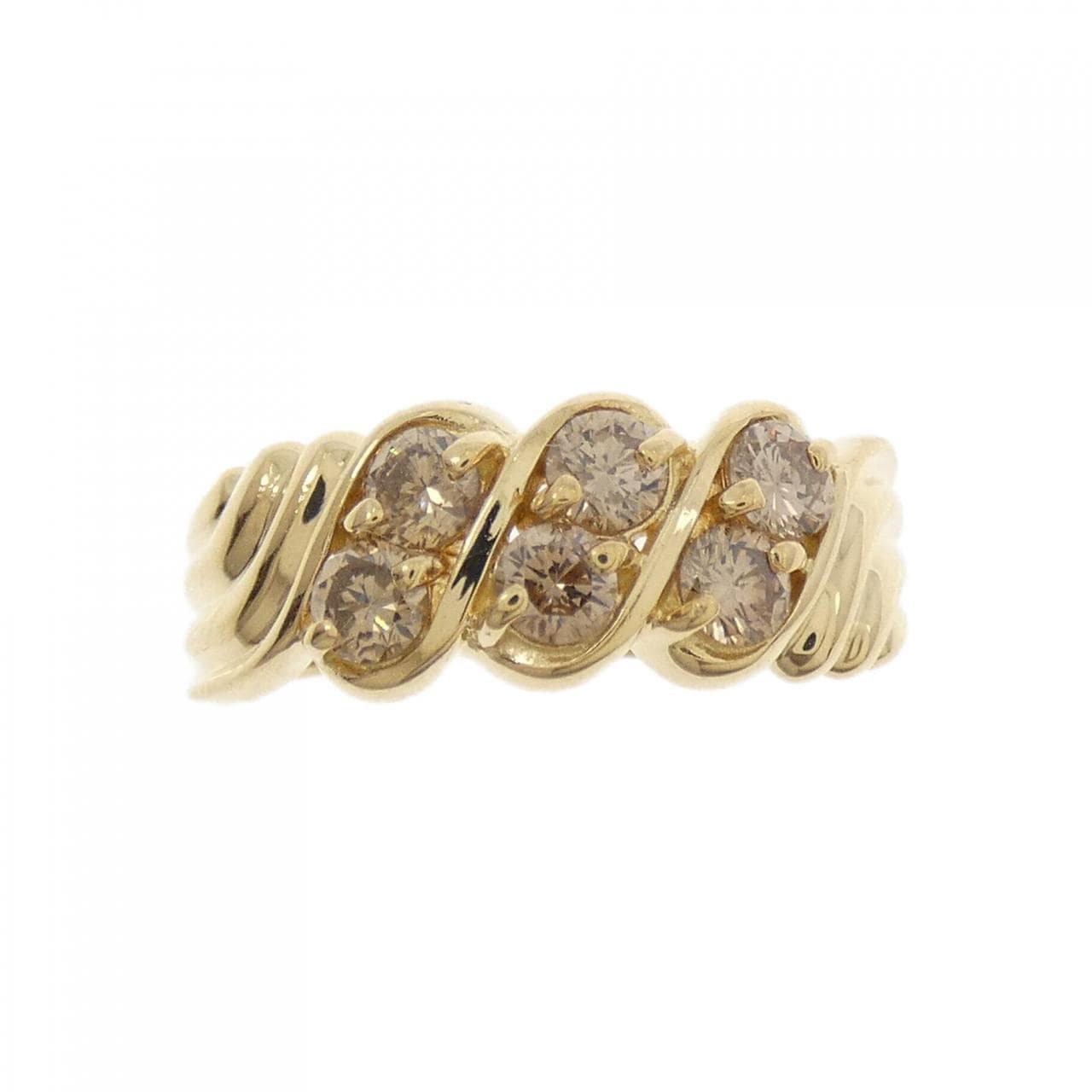 K18YG ダイヤモンド リング 0.50CT
