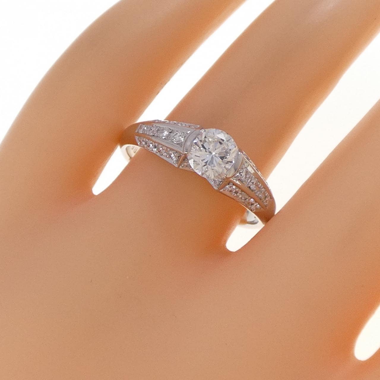 PT900 ダイヤモンド リング 0.80CT