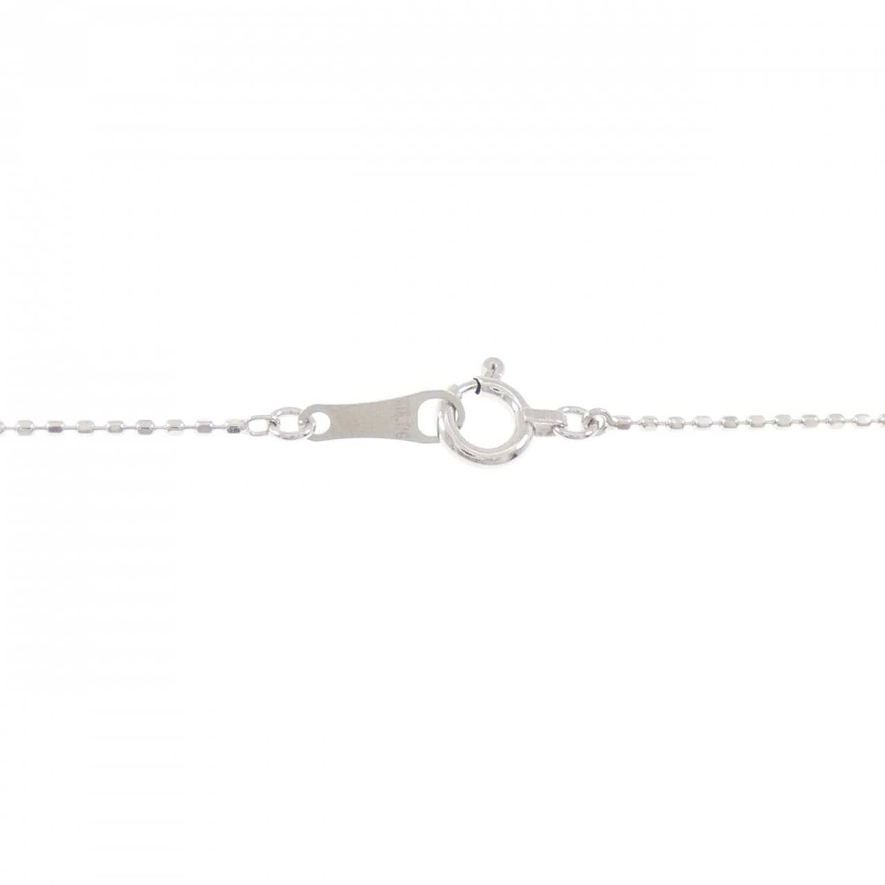 K18WG ダイヤモンド ネックレス 0.37CT