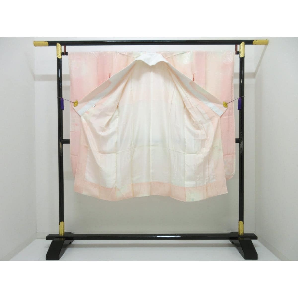 長襦袢　振袖　ボカシ染　広衿