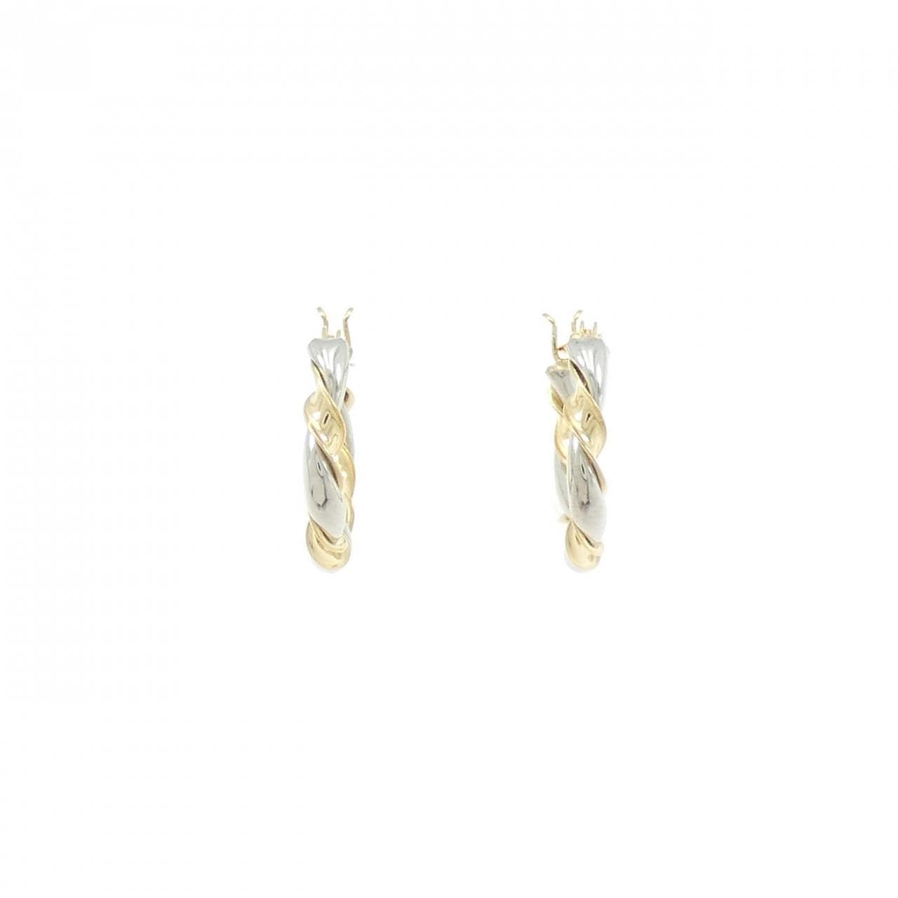 K18YG/PT900 ピアス