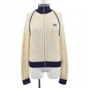ミュウミュウ MIU MIU コットンファスナーカーディガン MMF01I SOOO 1847 カーディガン