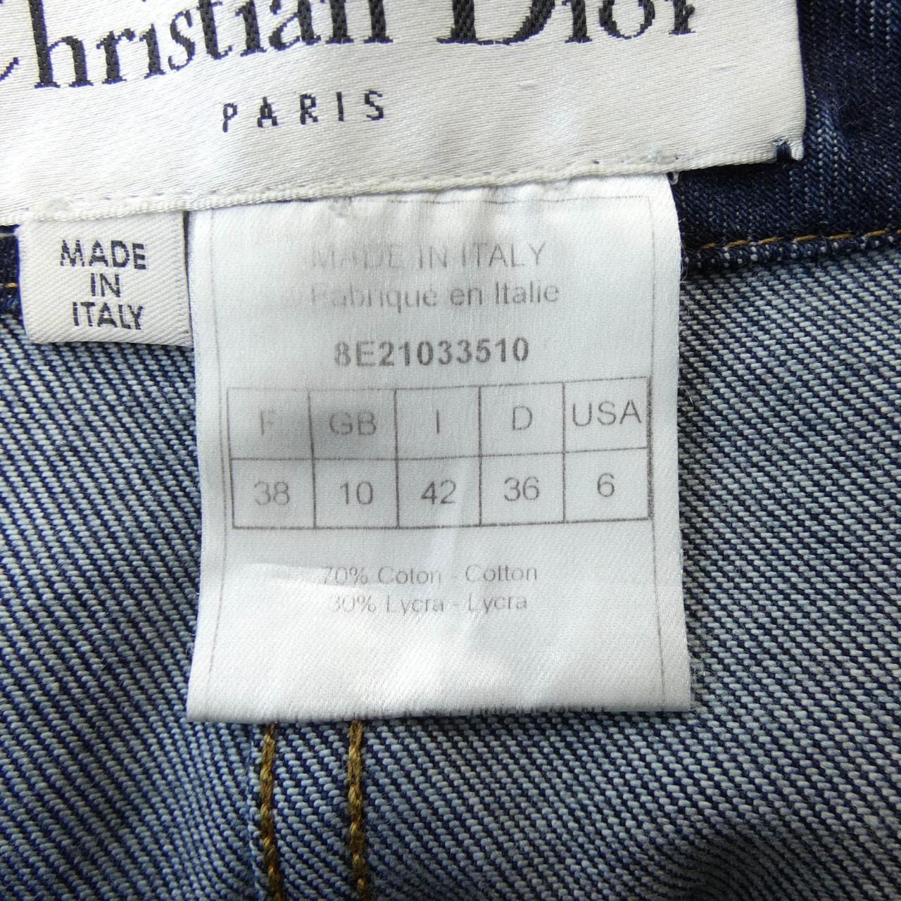 クリスチャンディオール CHRISTIAN DIOR 8E21033510 スカート