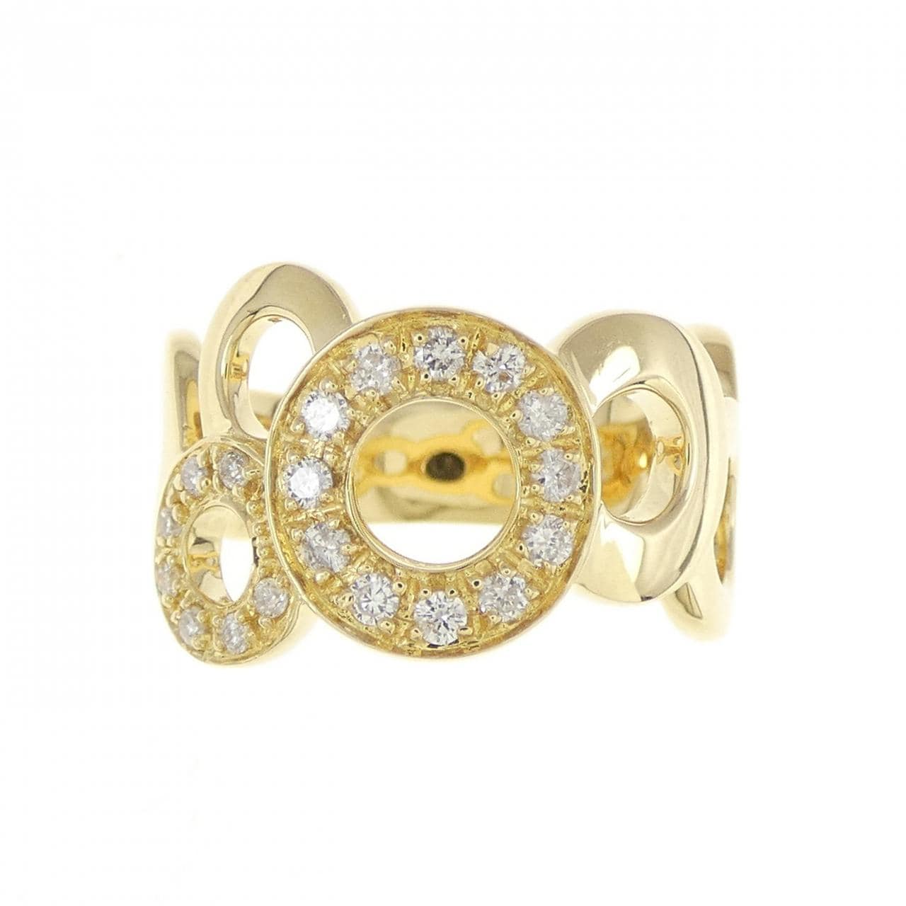 K18YG ダイヤモンド リング 0.22CT
