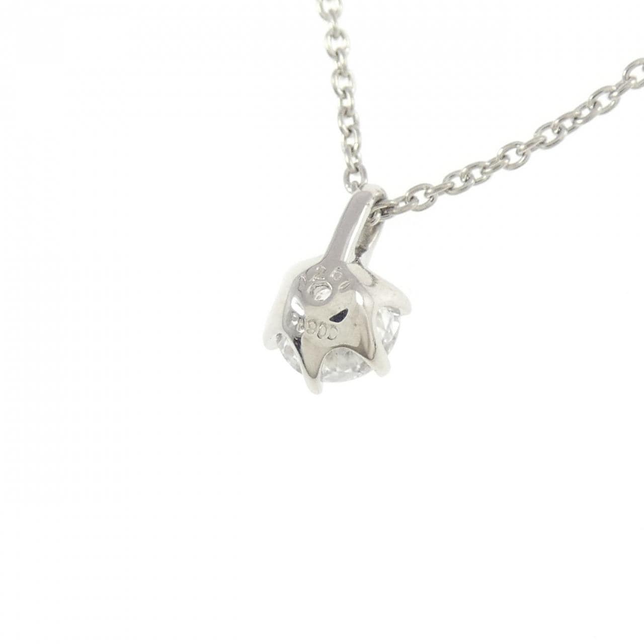 PT900/PT850 ソリティア ダイヤモンド ネックレス 0.261CT
