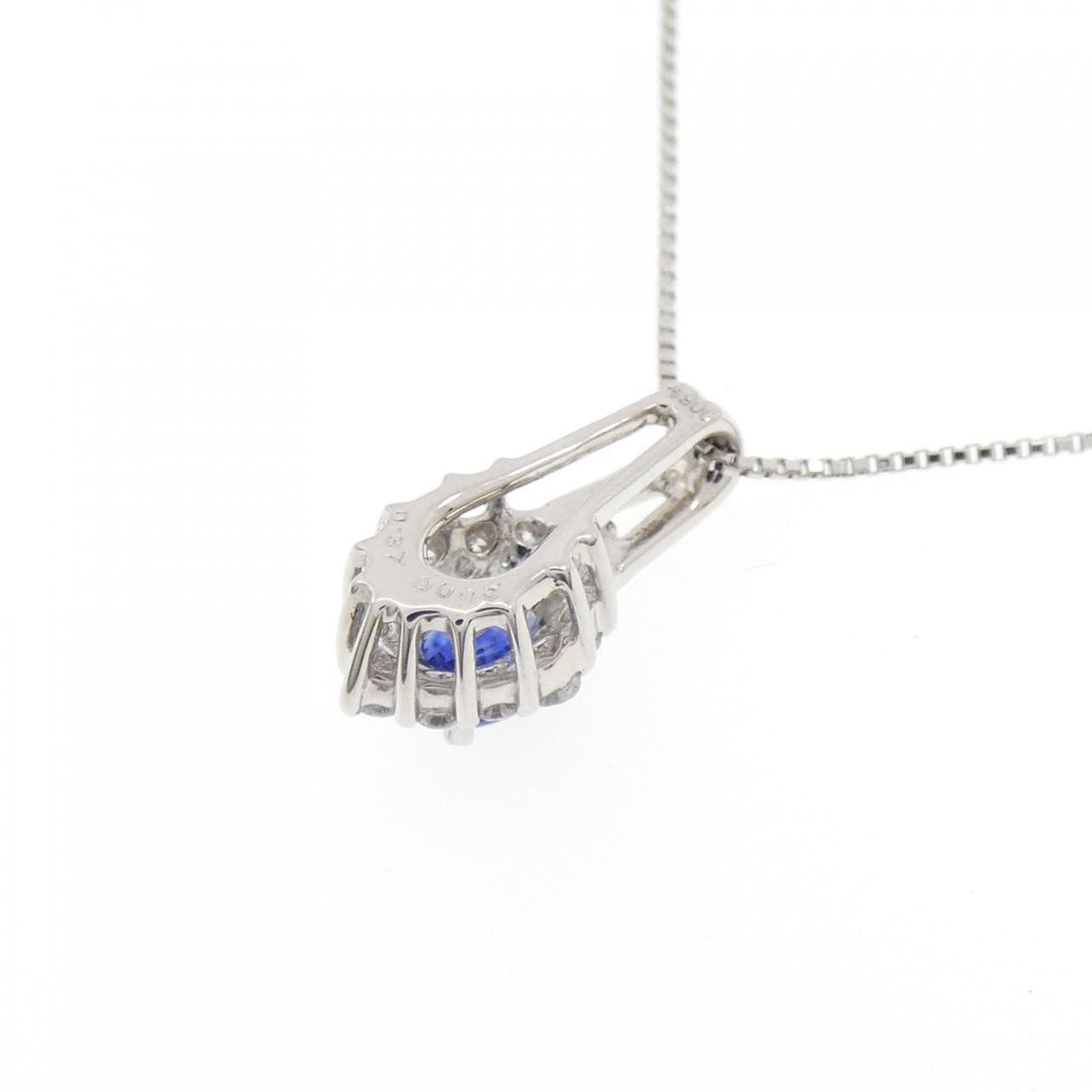 PT900/PT850 サファイヤ ネックレス 0.37CT