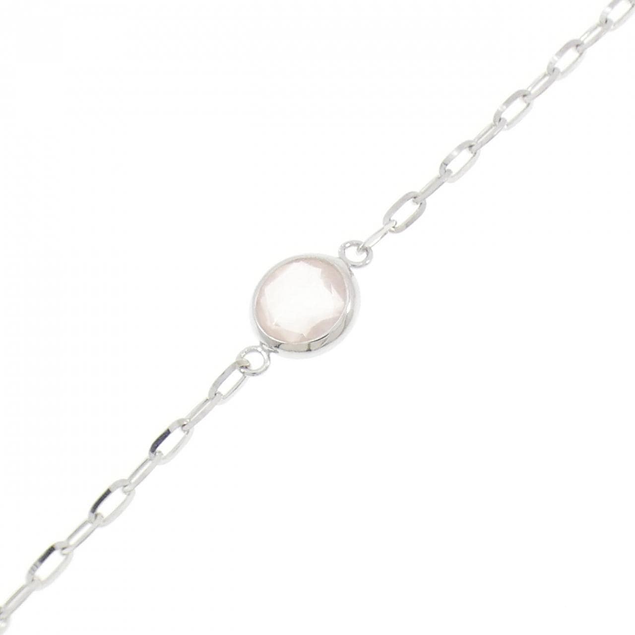 K18WG カラーストーン ネックレス