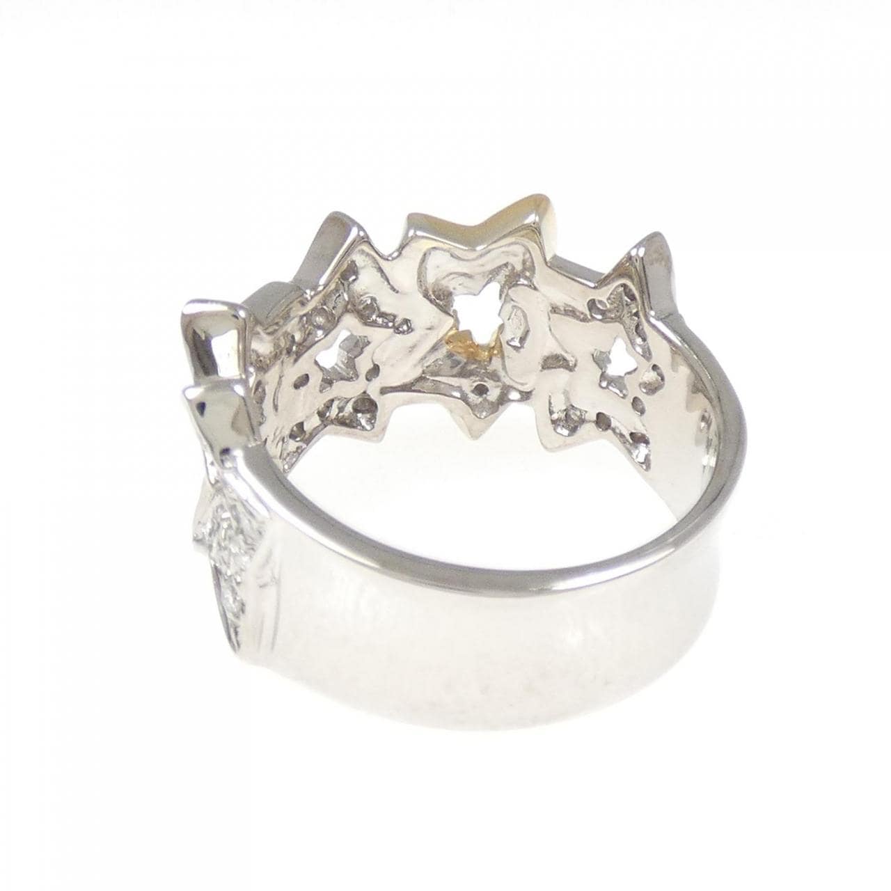 750WG/750YG スター ダイヤモンド リング 0.28CT
