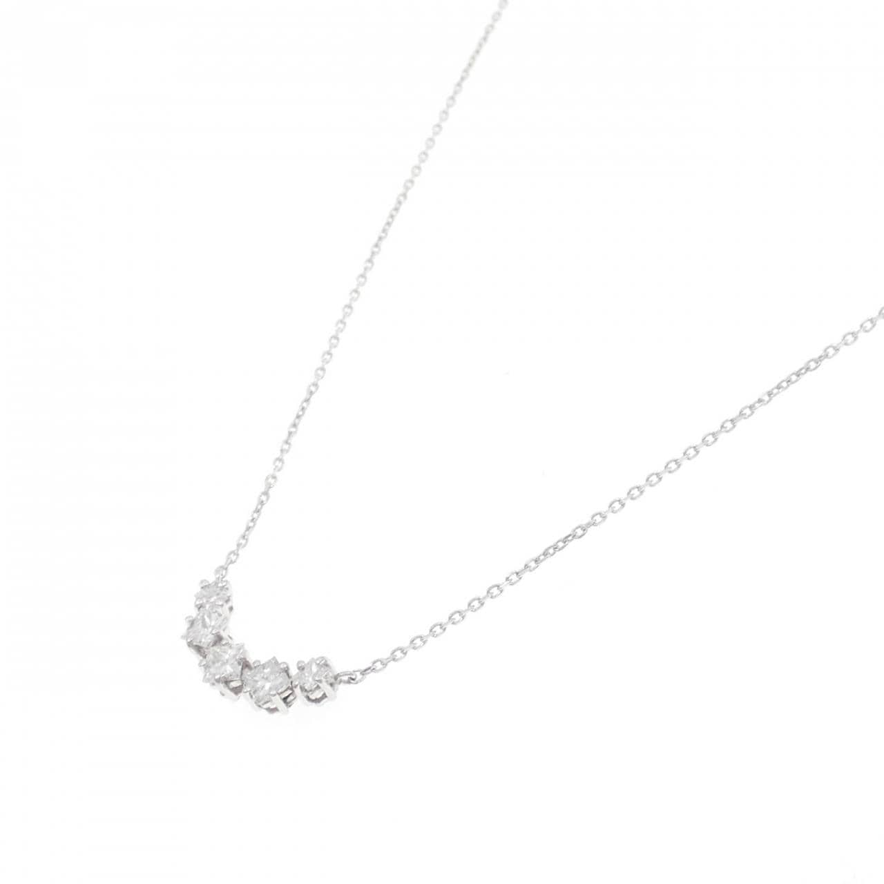 PT900/PT850 ダイヤモンド ネックレス 0.53CT