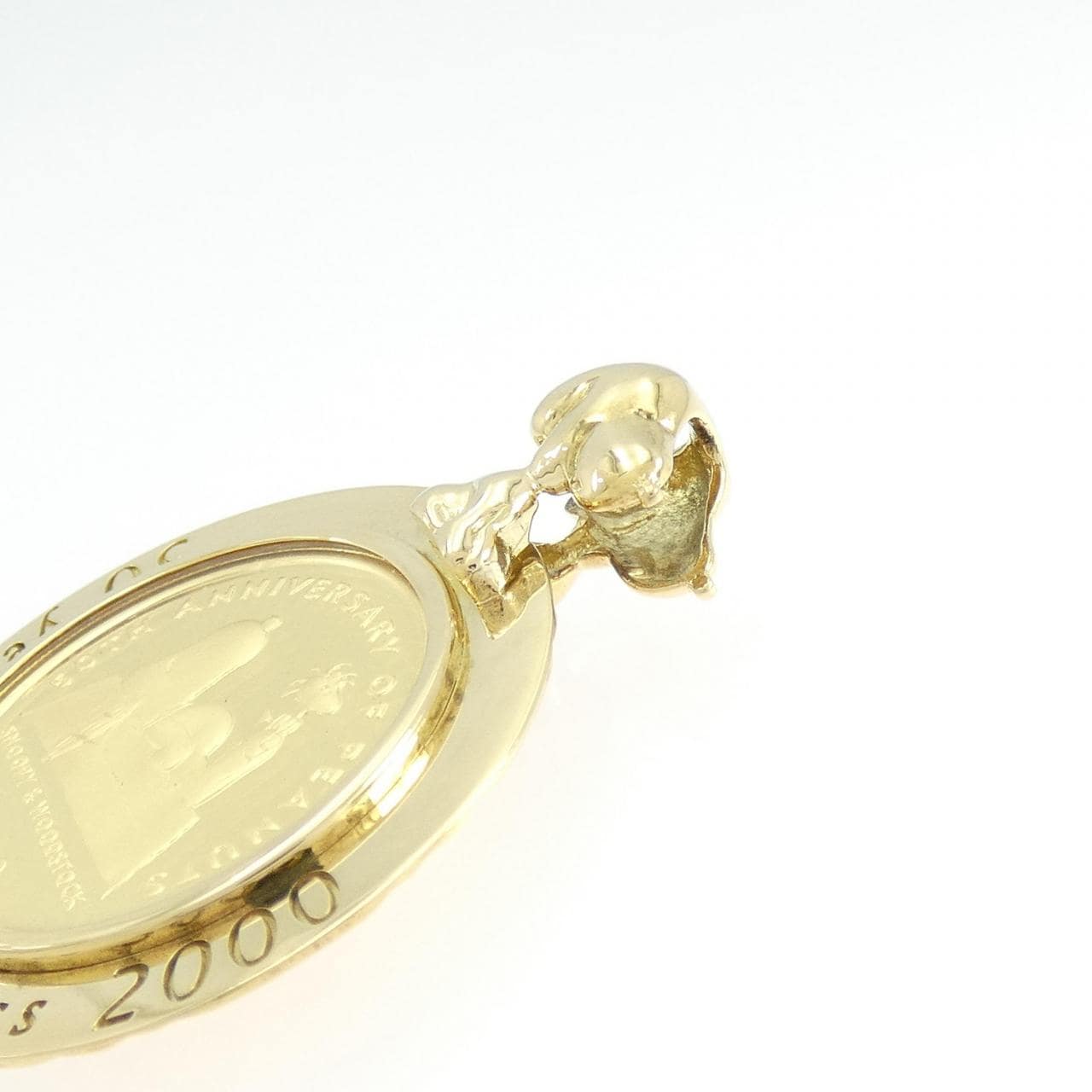 K18YG(枠) コイン ペンダント