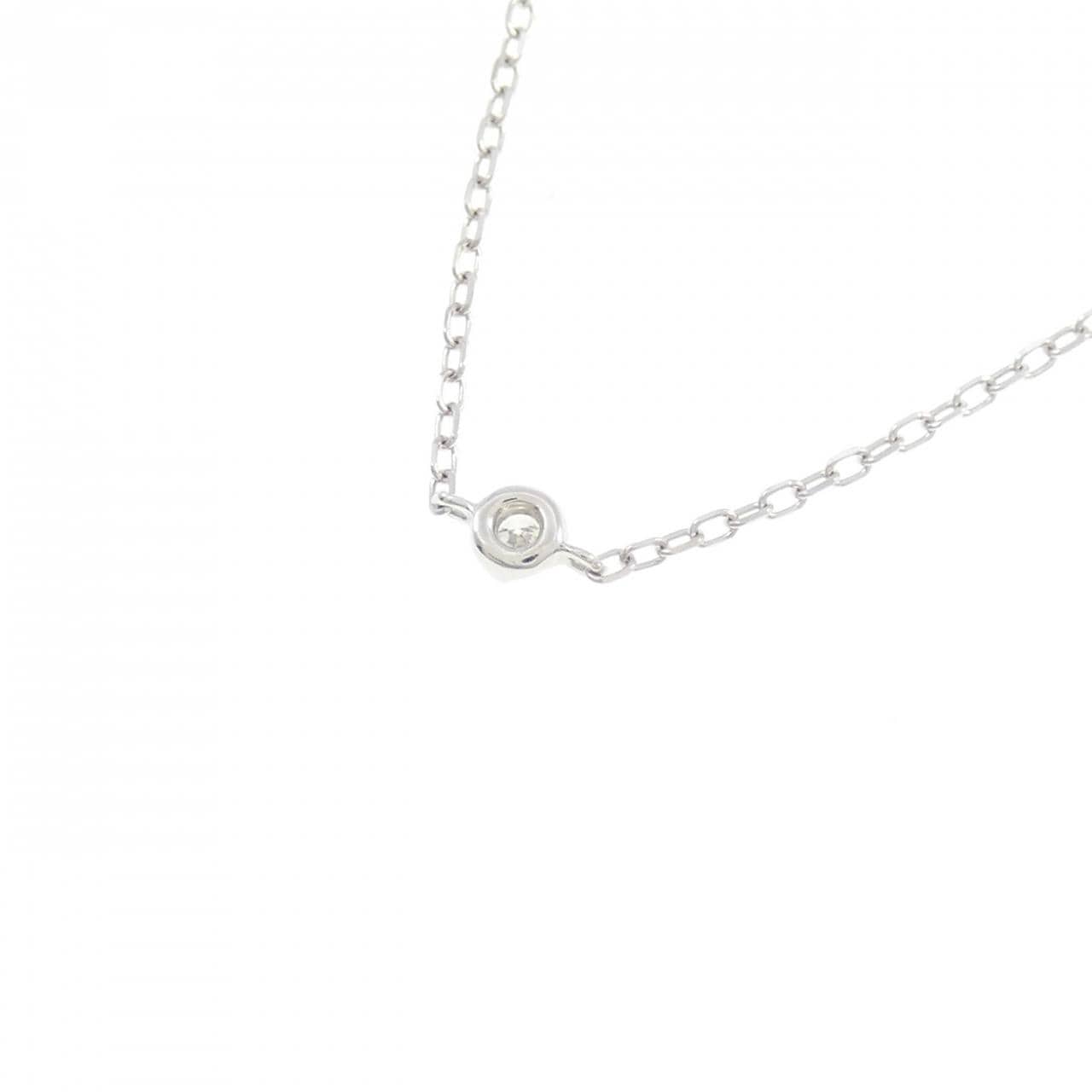 PT950/PT850 ダイヤモンド ネックレス 0.10CT