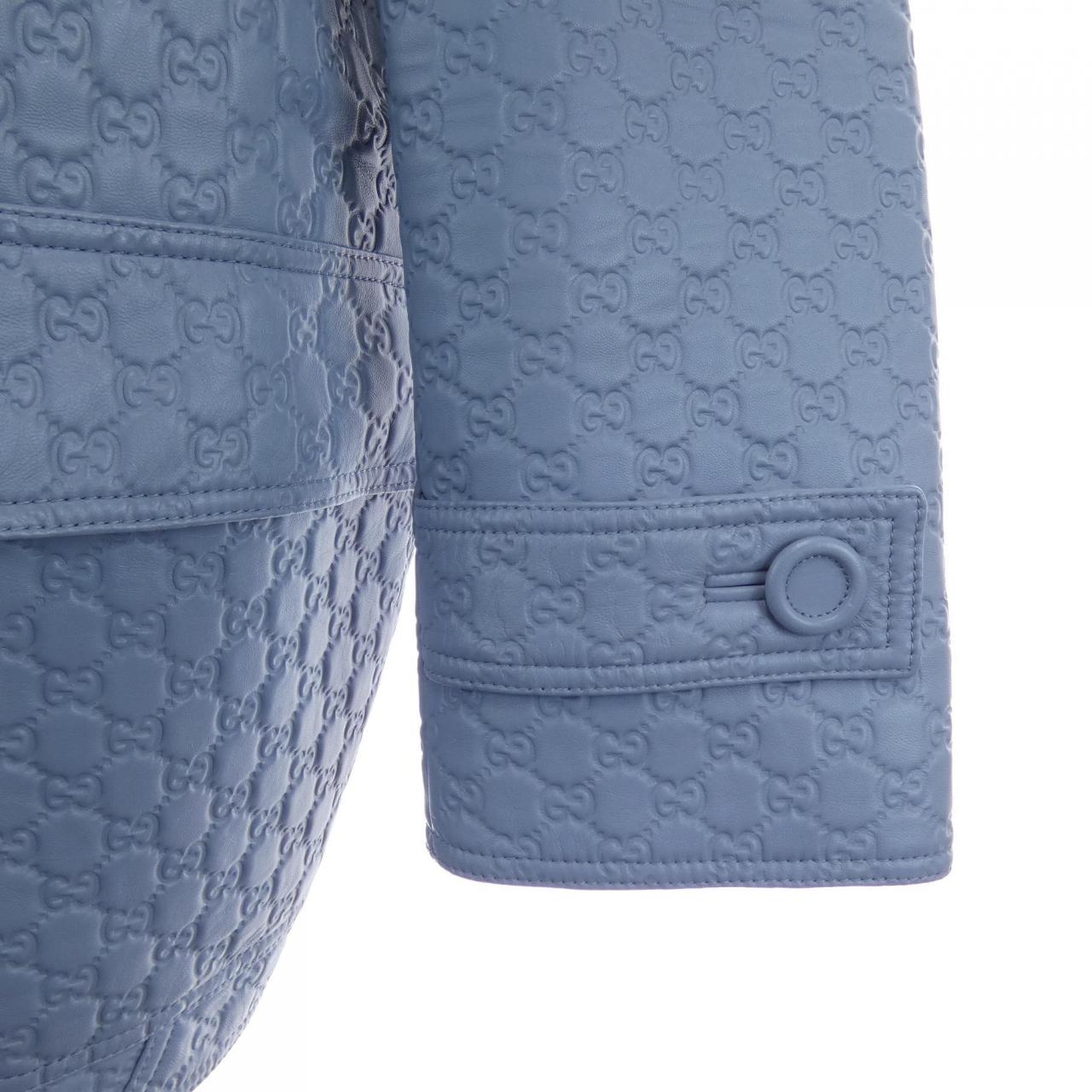 グッチ GUCCI 807475 XNA4F レザーコート