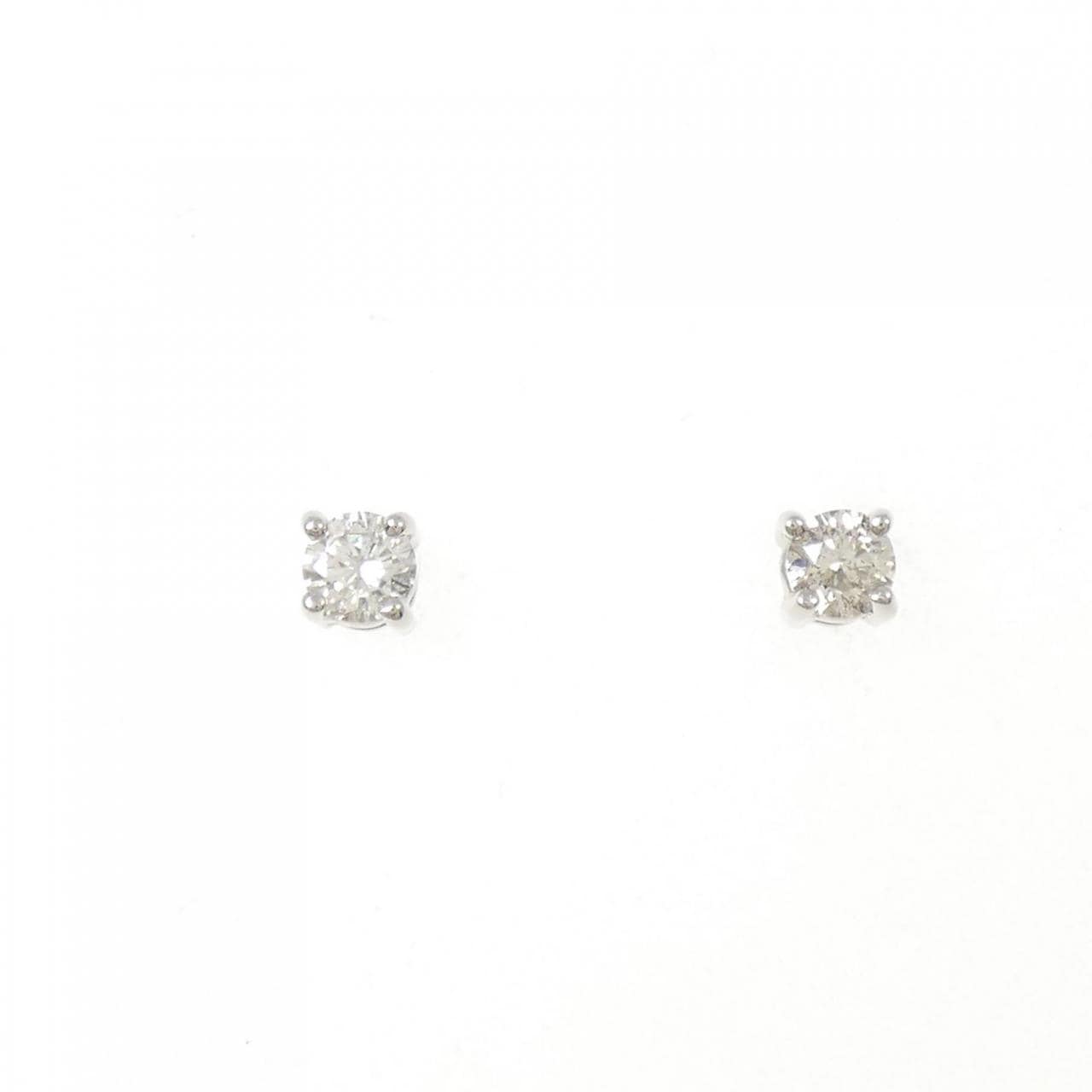 PT900 ダイヤモンド ピアス 0.30CT