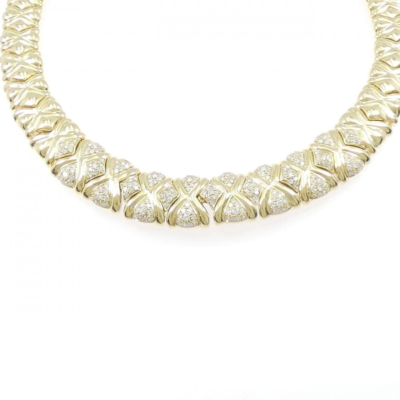 750YG ダイヤモンド ネックレス