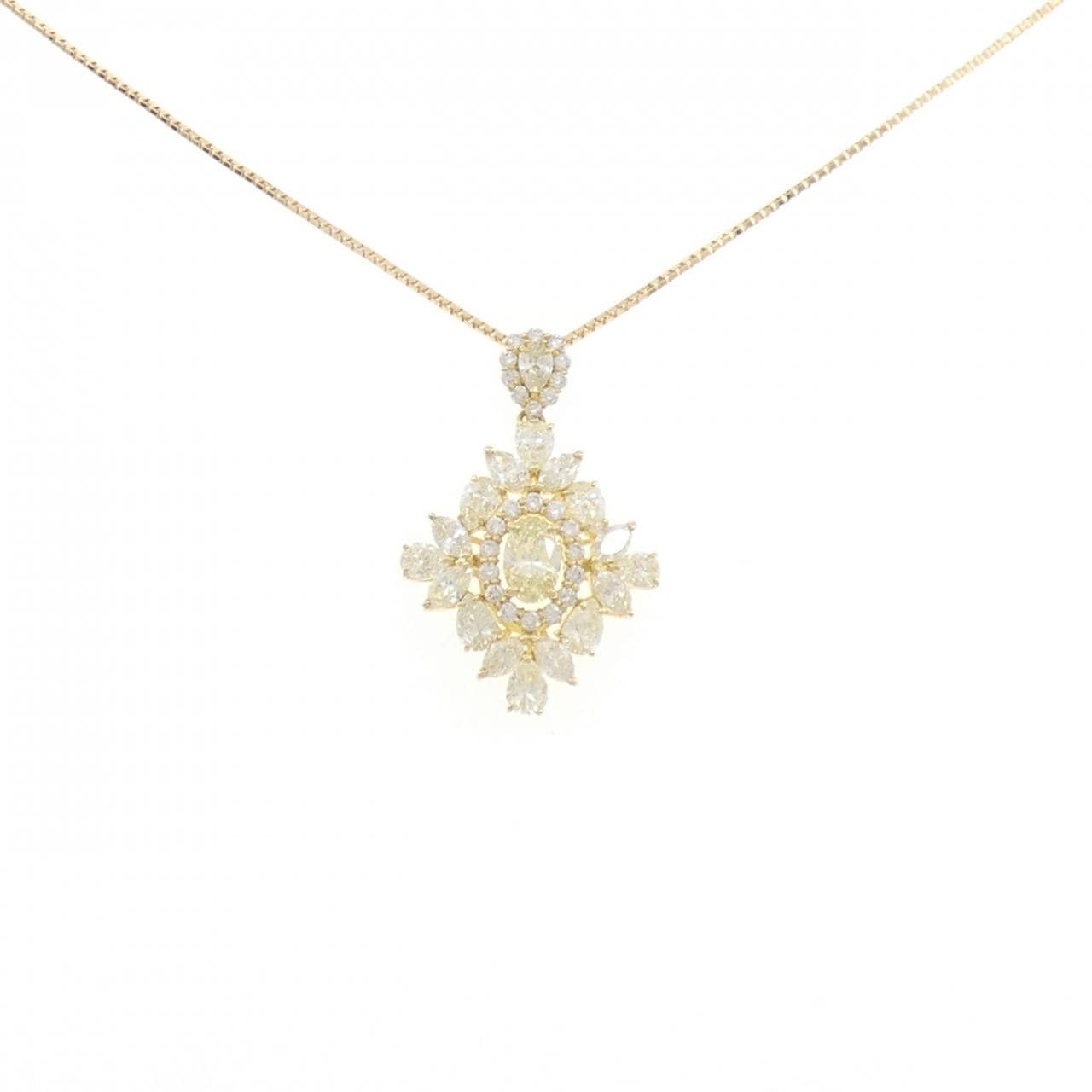 K18YG ダイヤモンド ネックレス 2.00CT