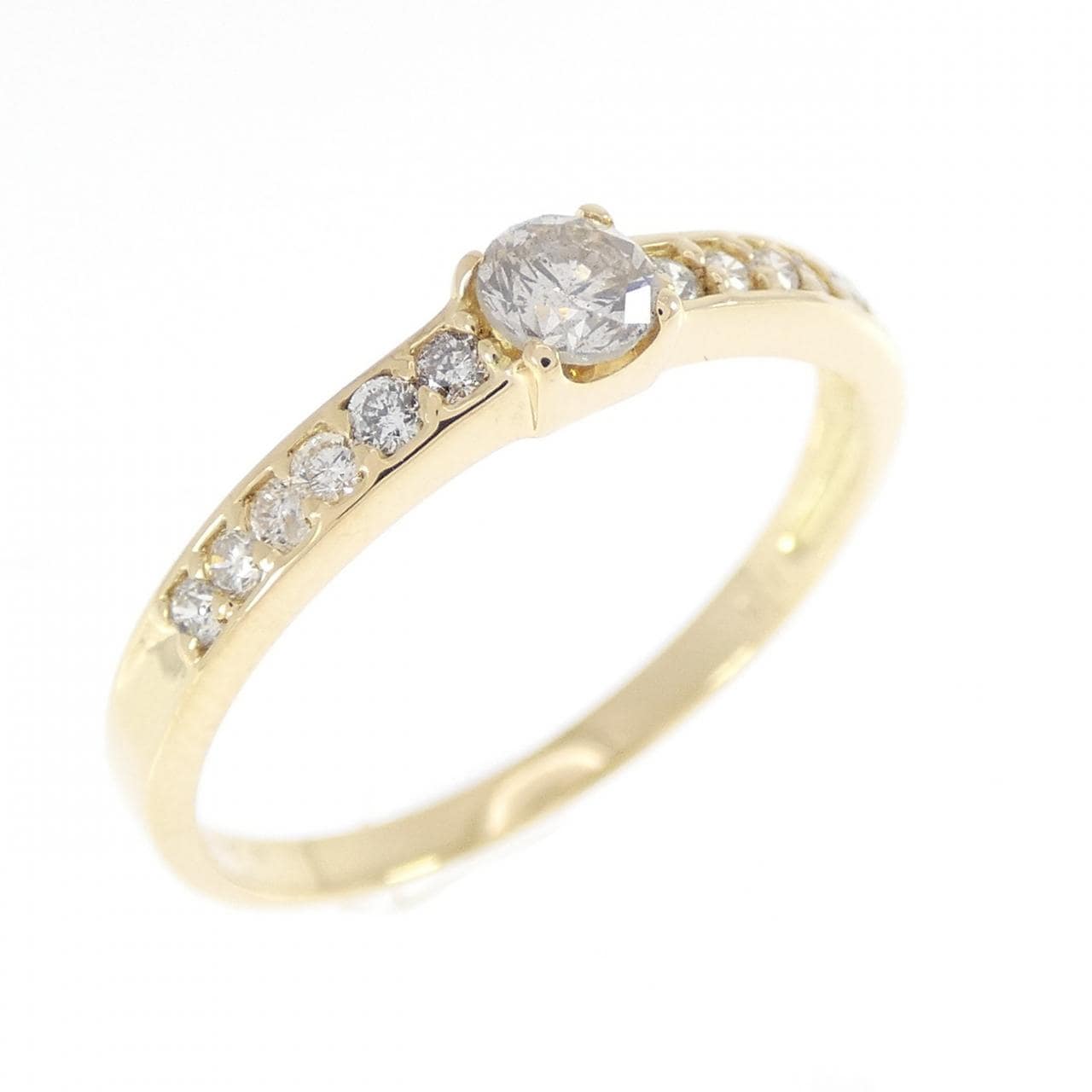 K18YG ダイヤモンド リング 0.30CT