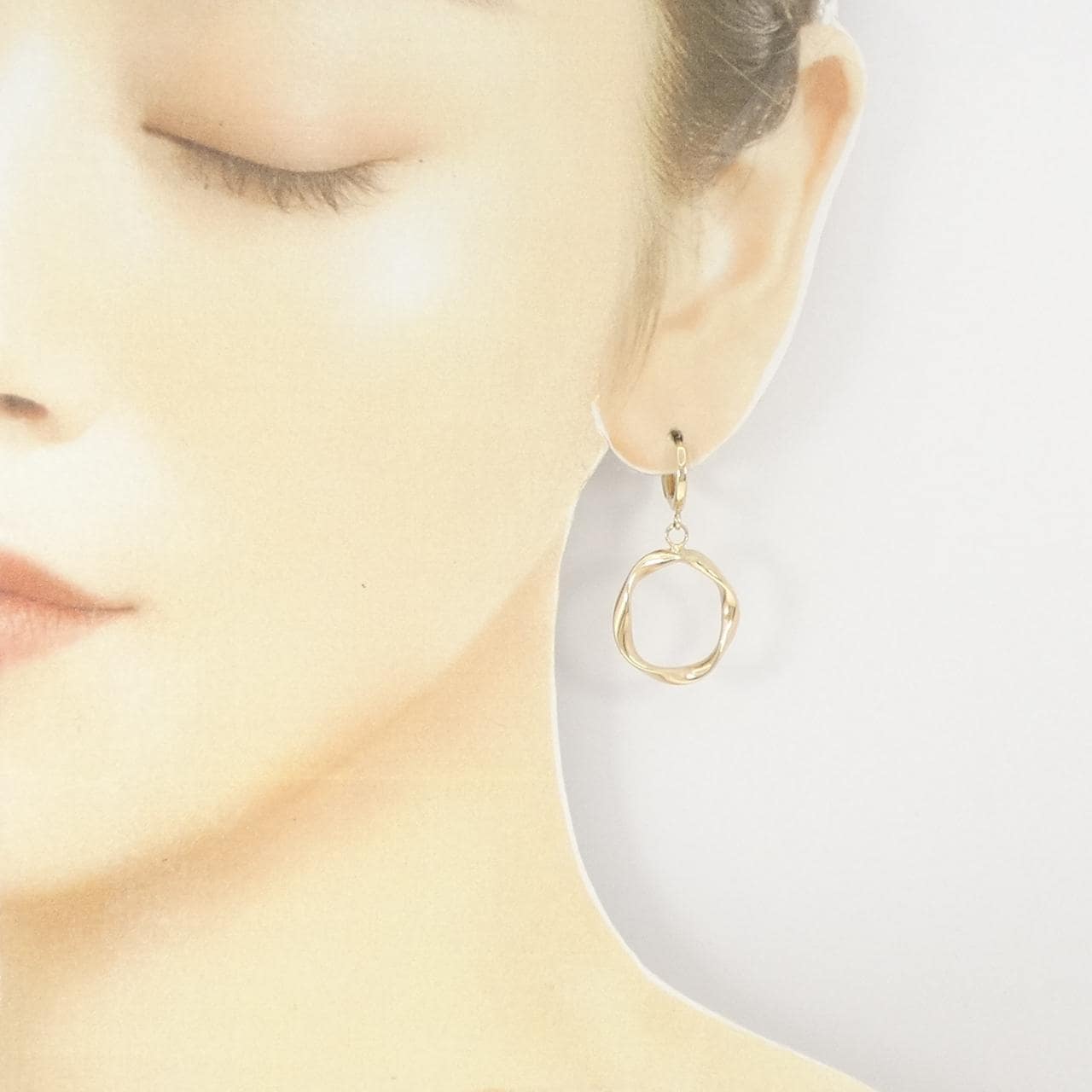 14KTYG ピアス