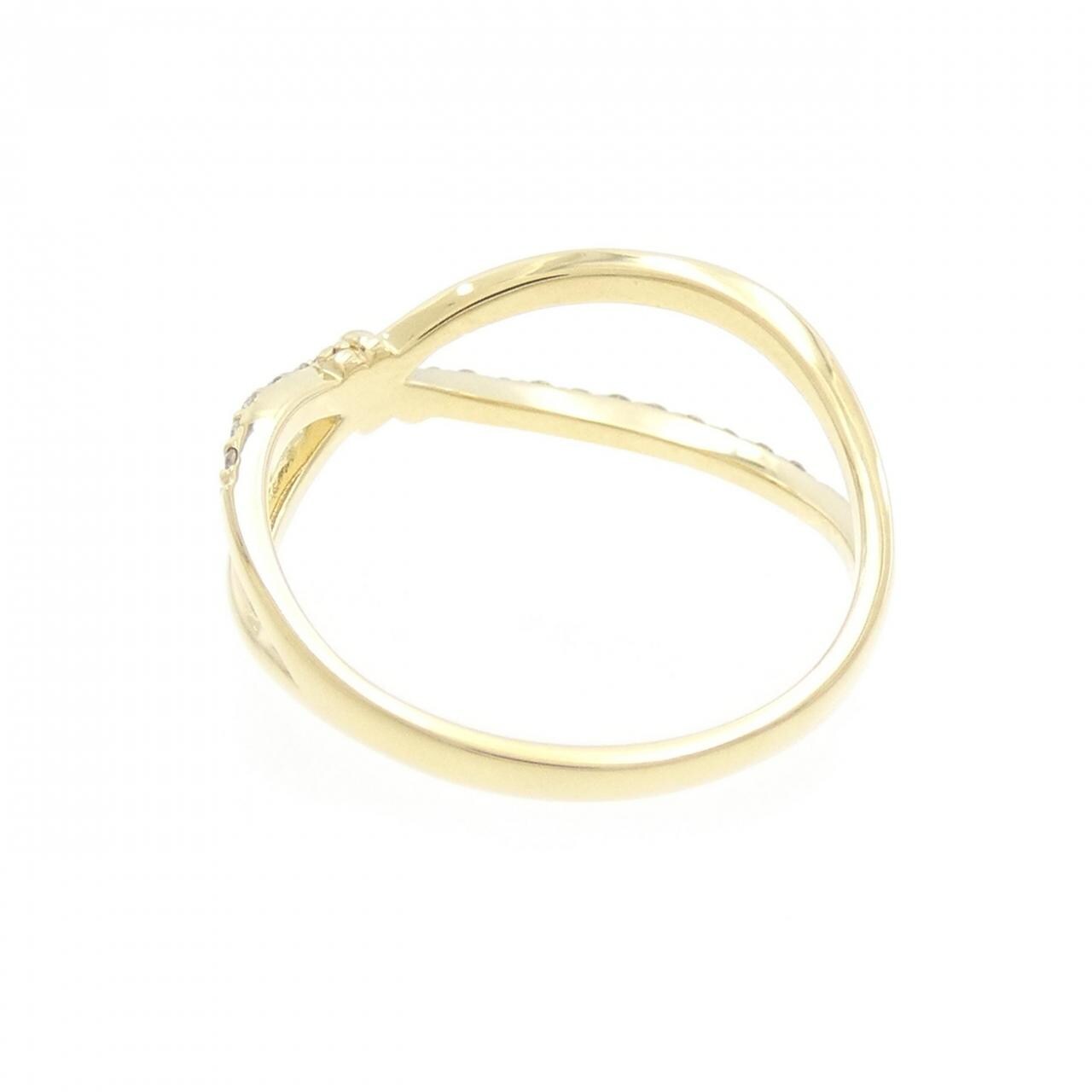 K18YG ダイヤモンド リング 0.10CT