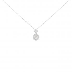 PT900/PT850 ピンクダイヤモンド ネックレス 0.02CT