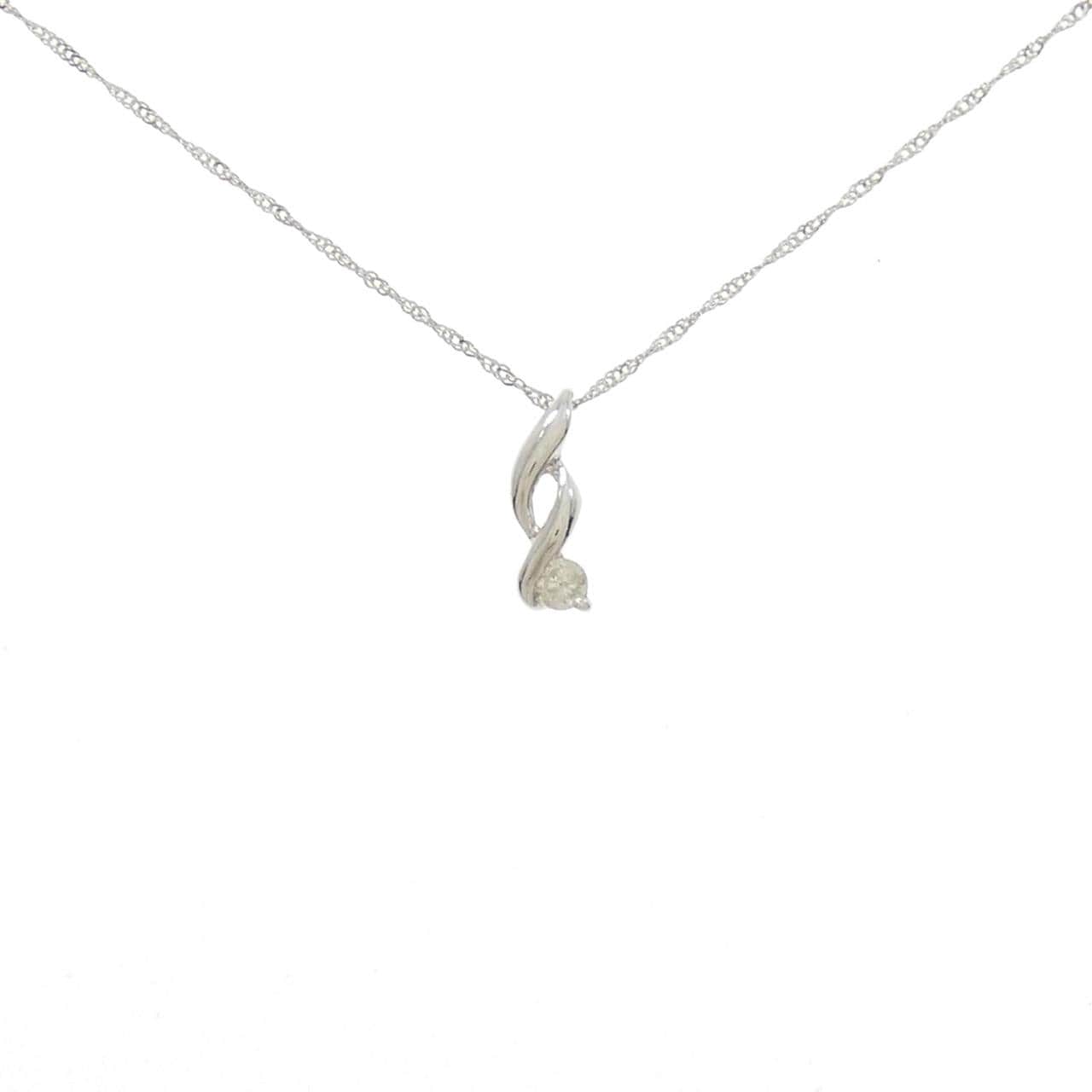 PT900/PT850 ダイヤモンド ネックレス 0.10CT