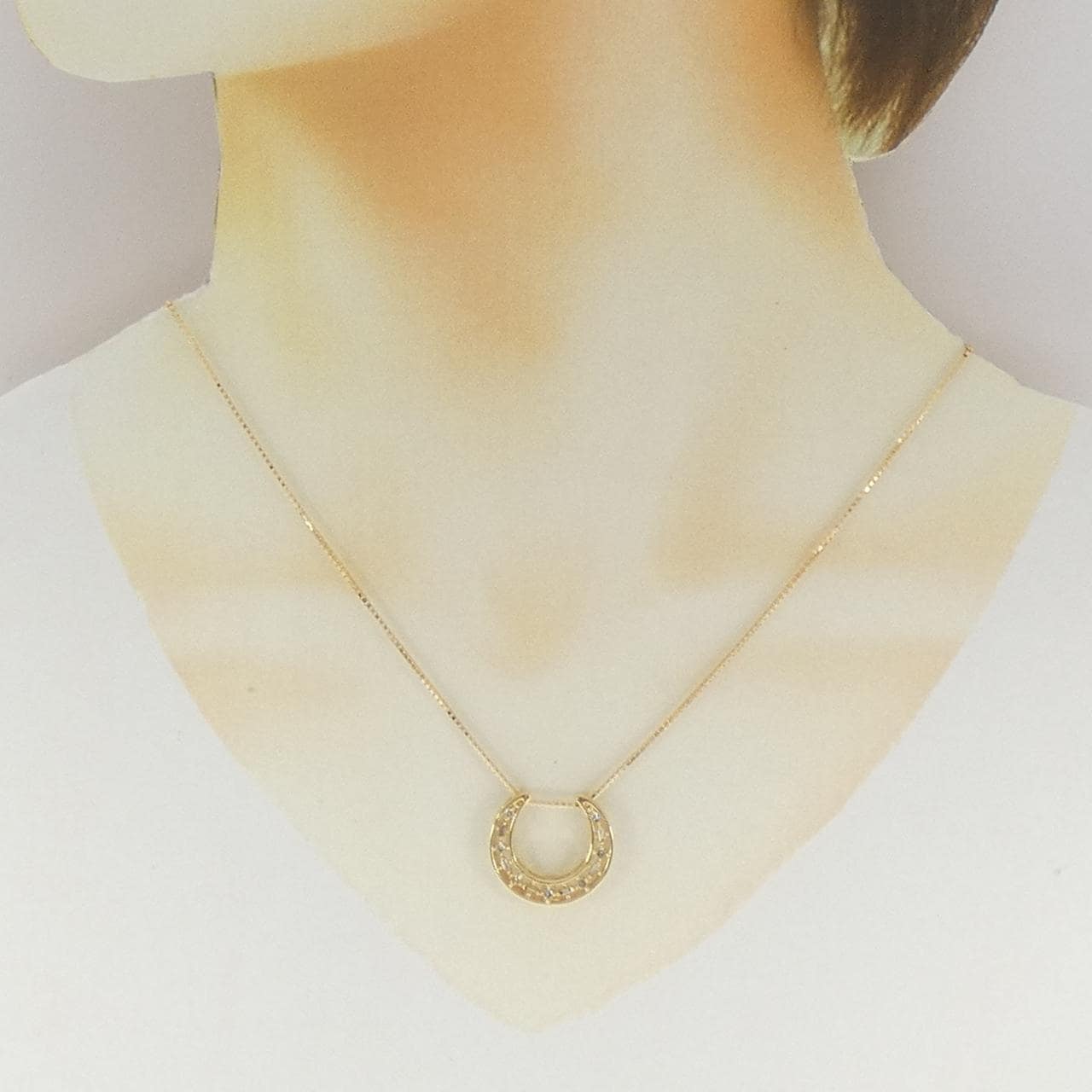 ジーエスティービー ダイヤモンド ネックレス 0.25CT