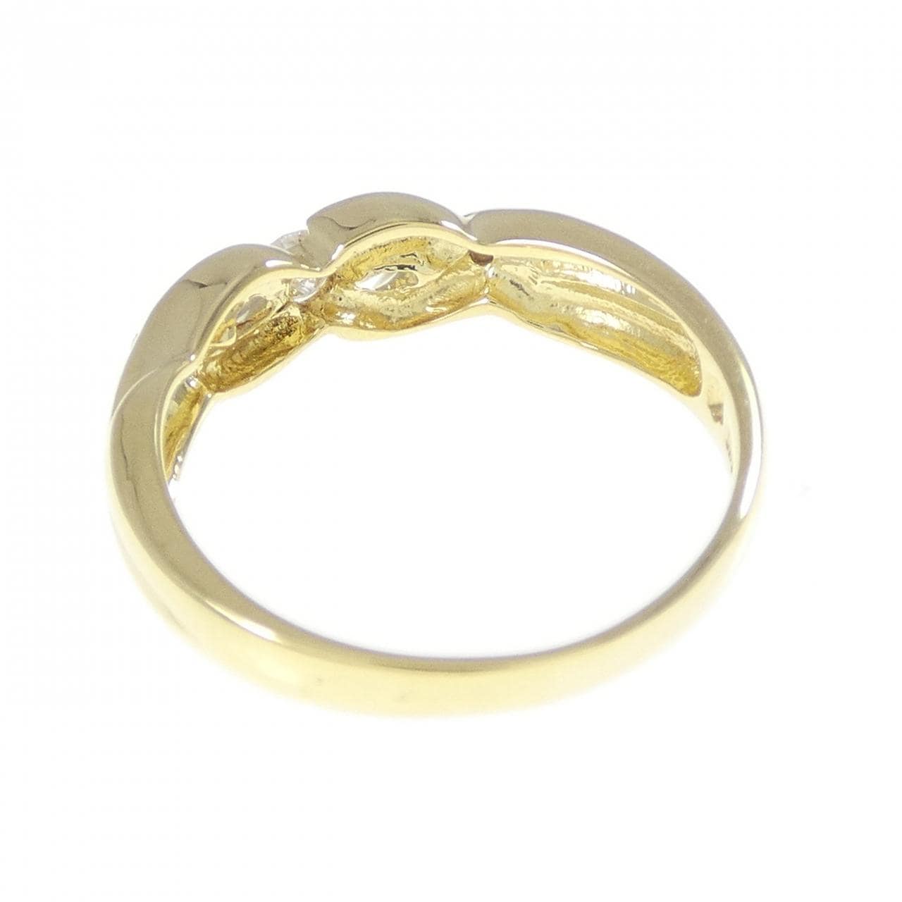 K18YG ダイヤモンド リング 0.12CT