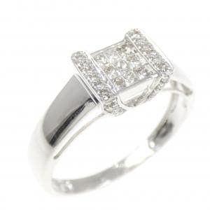 K18WG ダイヤモンド リング 0.25CT