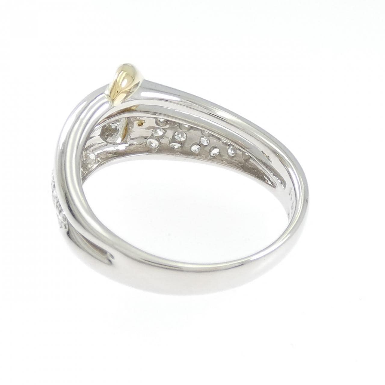 PT900/K18YG ダイヤモンド リング 0.58CT