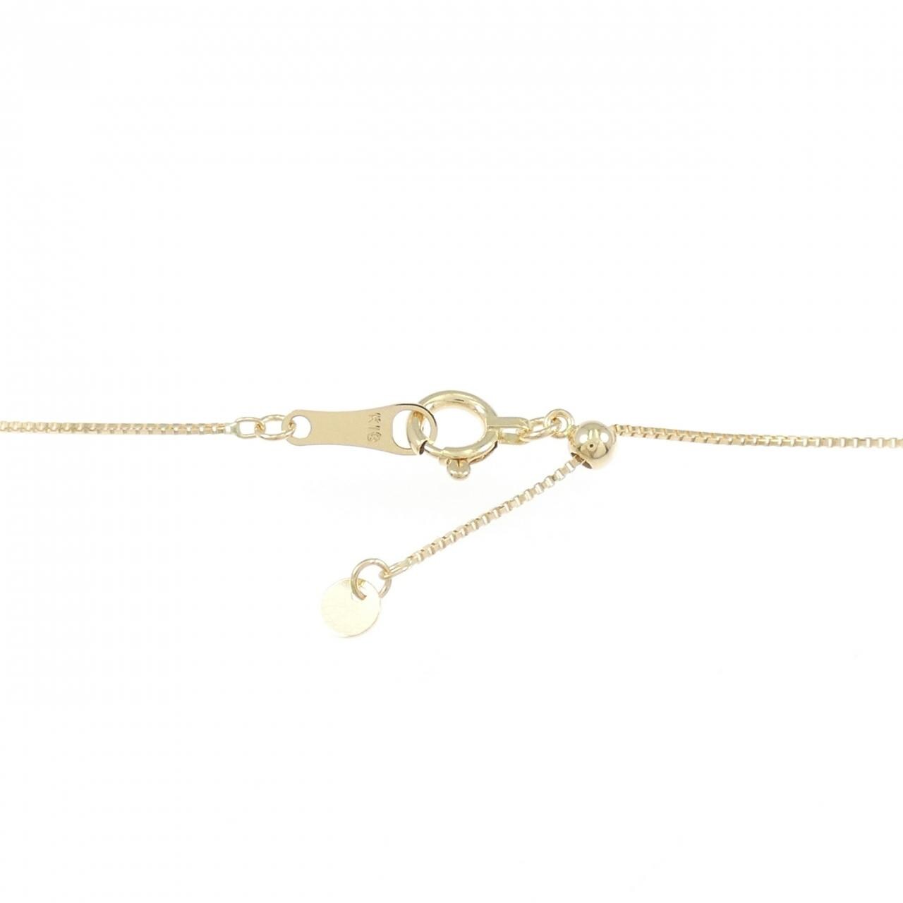 K18YG cross necklace