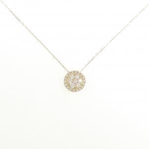 【リメイク】K18YG ダイヤモンド ネックレス 0.10CT