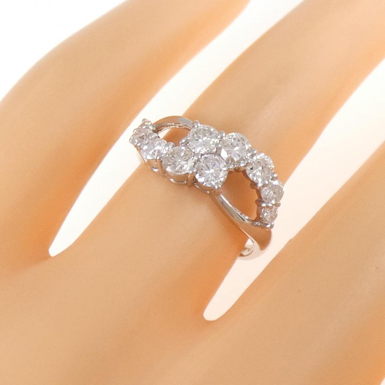 PT900 ダイヤモンド リング 1.01CT