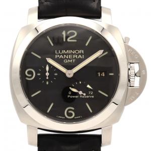 パネライ ルミノール1950 3DAYS GMTパワーリザーブ PAM00321 SS 自動巻