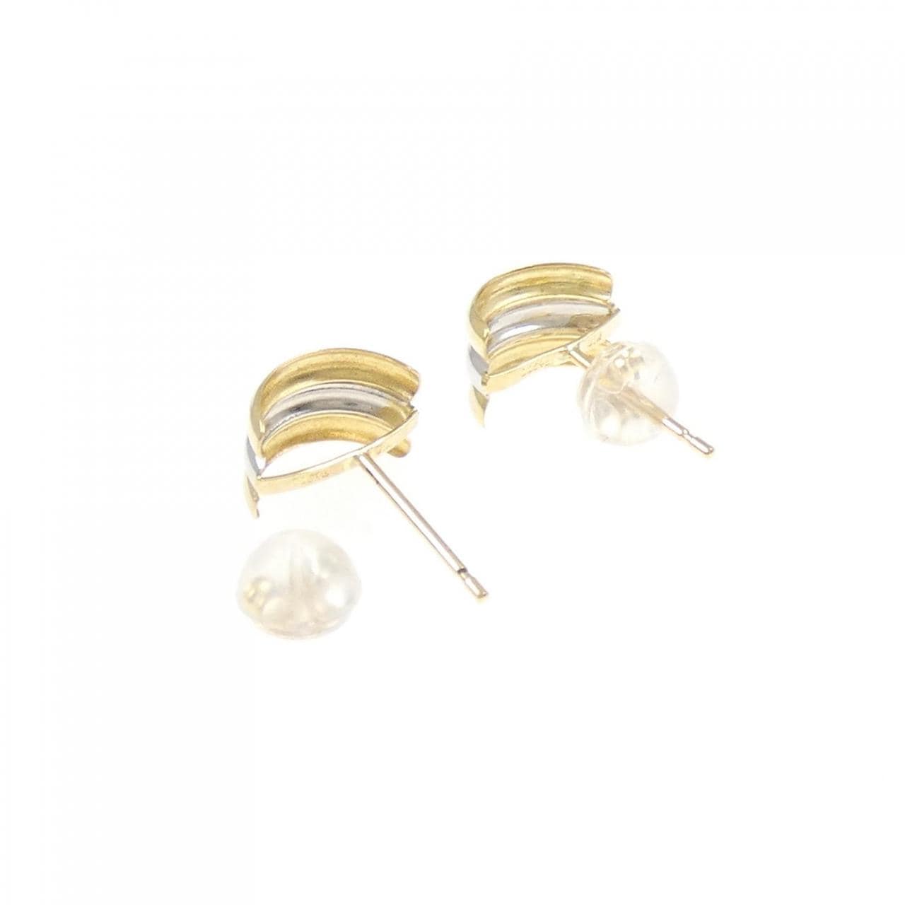 K18YG/PT900 ピアス