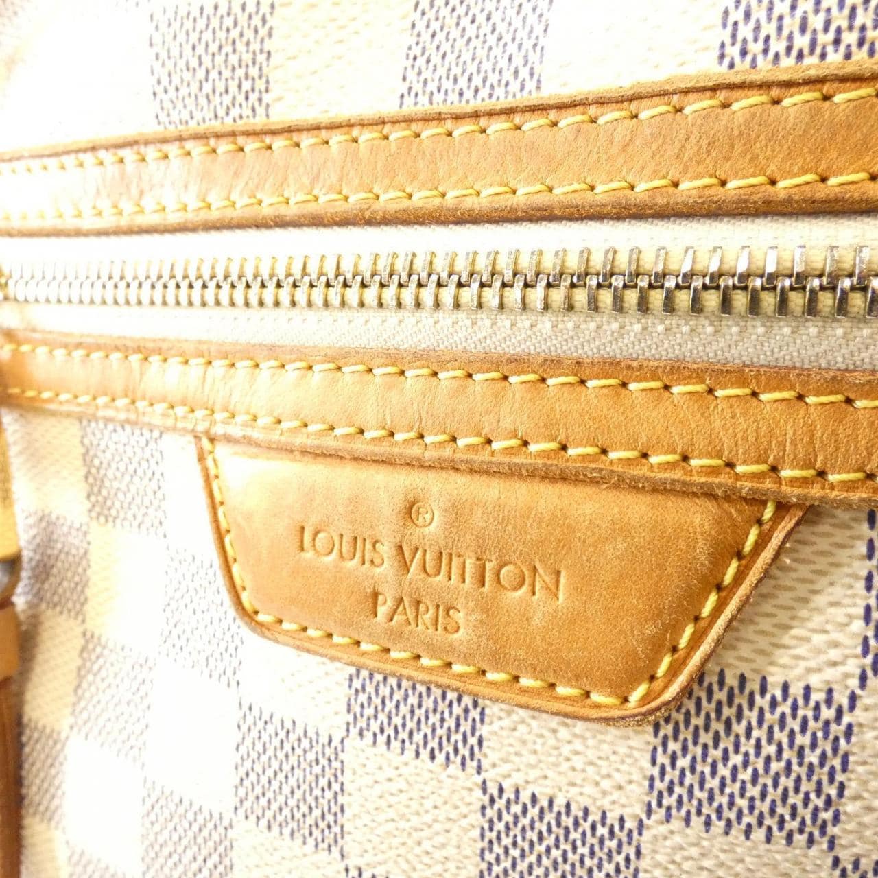 LOUIS VUITTON Damier Azur Evora MM N41133 Shoulder Bag